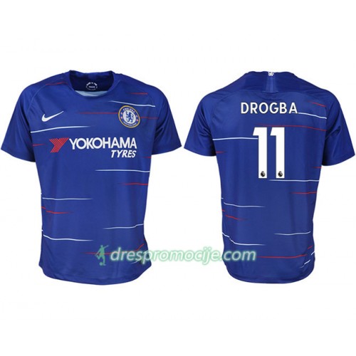Chelsea Dres DROGBA 11 Domaći 2018/19 Kratkih Rukava Chelsea Dres DROGBA 11 Domaći 2018/19 Kratkih Rukava
